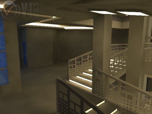 Appartment Building Stairs